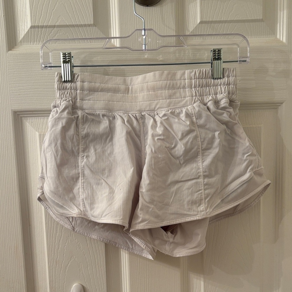 lululemon athletica Light Beige Athletic Shorts